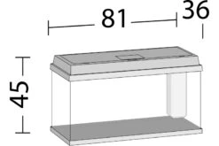 Juwel Primo 110 Schwarz Aquarium-Set -Tier Produkt Geschäft 13j25370 Juwel Primo 110 schwarz 3