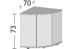Juwel Schrank SBX Trigon 190 Helles Holz -Tier Produkt Geschäft 13j50418 Juwel Schrank SBX Trigon helles Holz 3