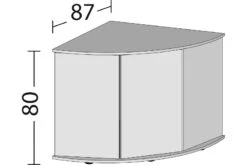 Juwel Schrank SBX Trigon 350 Schwarz -Tier Produkt Geschäft 13j50433 Juwel Schrank SBX Trigon 350 schwarz 3