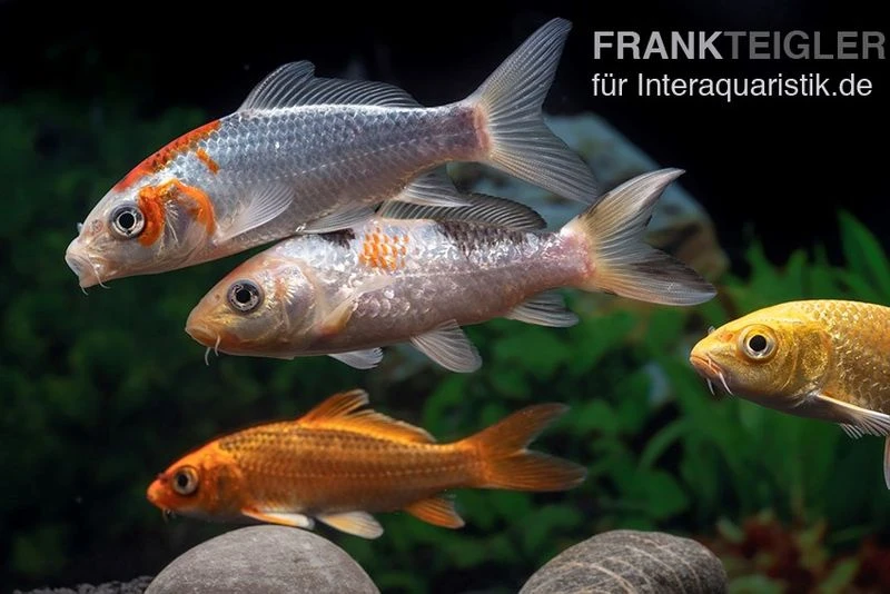 Koi Farbmix Israel, Cyprinus Carpio, Verschiedene Größen (Kaltwasser) 2 Koi Farbmix Israel, Cyprinus Carpio, Verschiedene Größen (Kaltwasser) – Bild 2