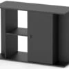 Aquatlantis Style LED 100x40 Schwarz Schrank